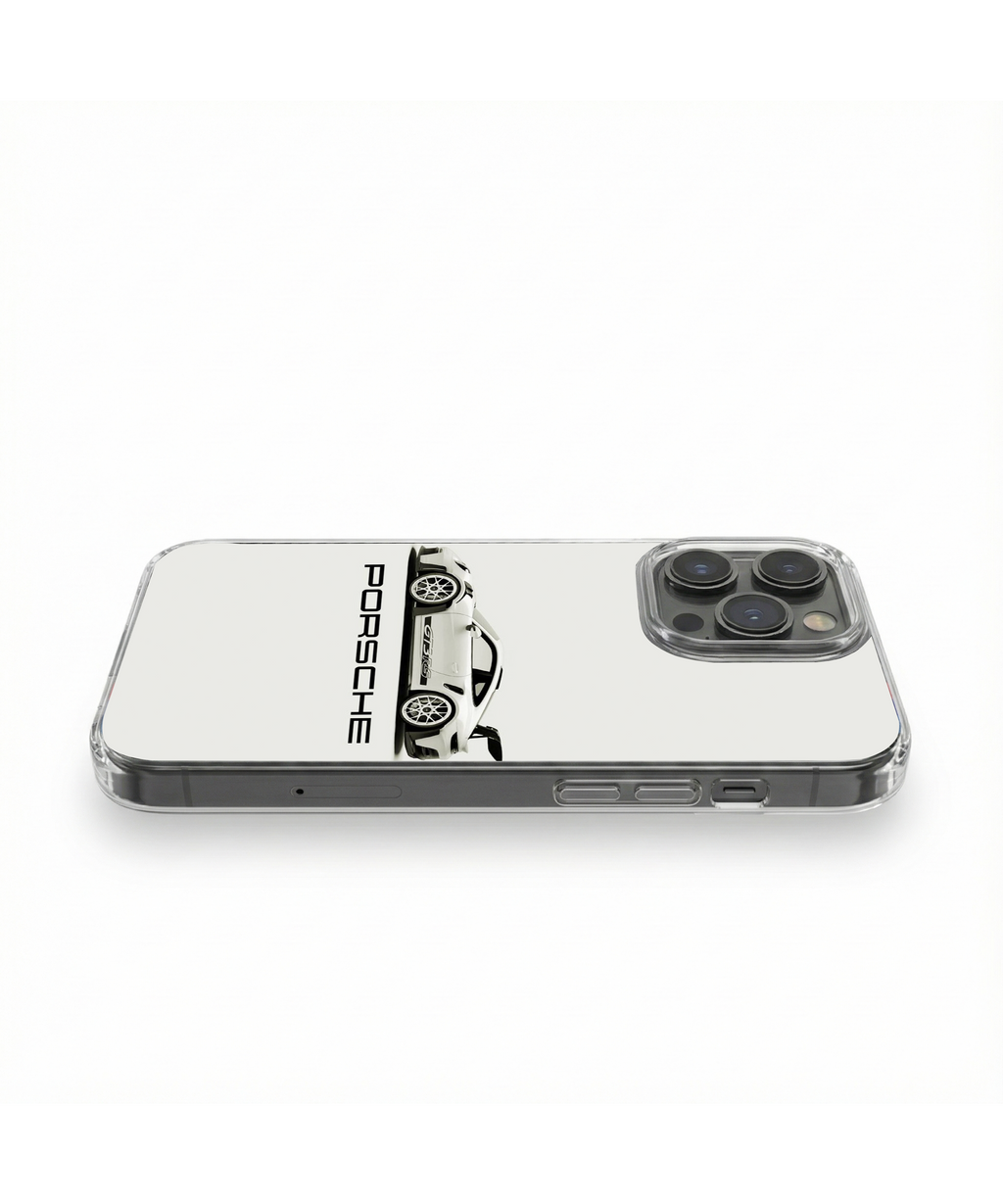 Porsche GT3 White Clear Case