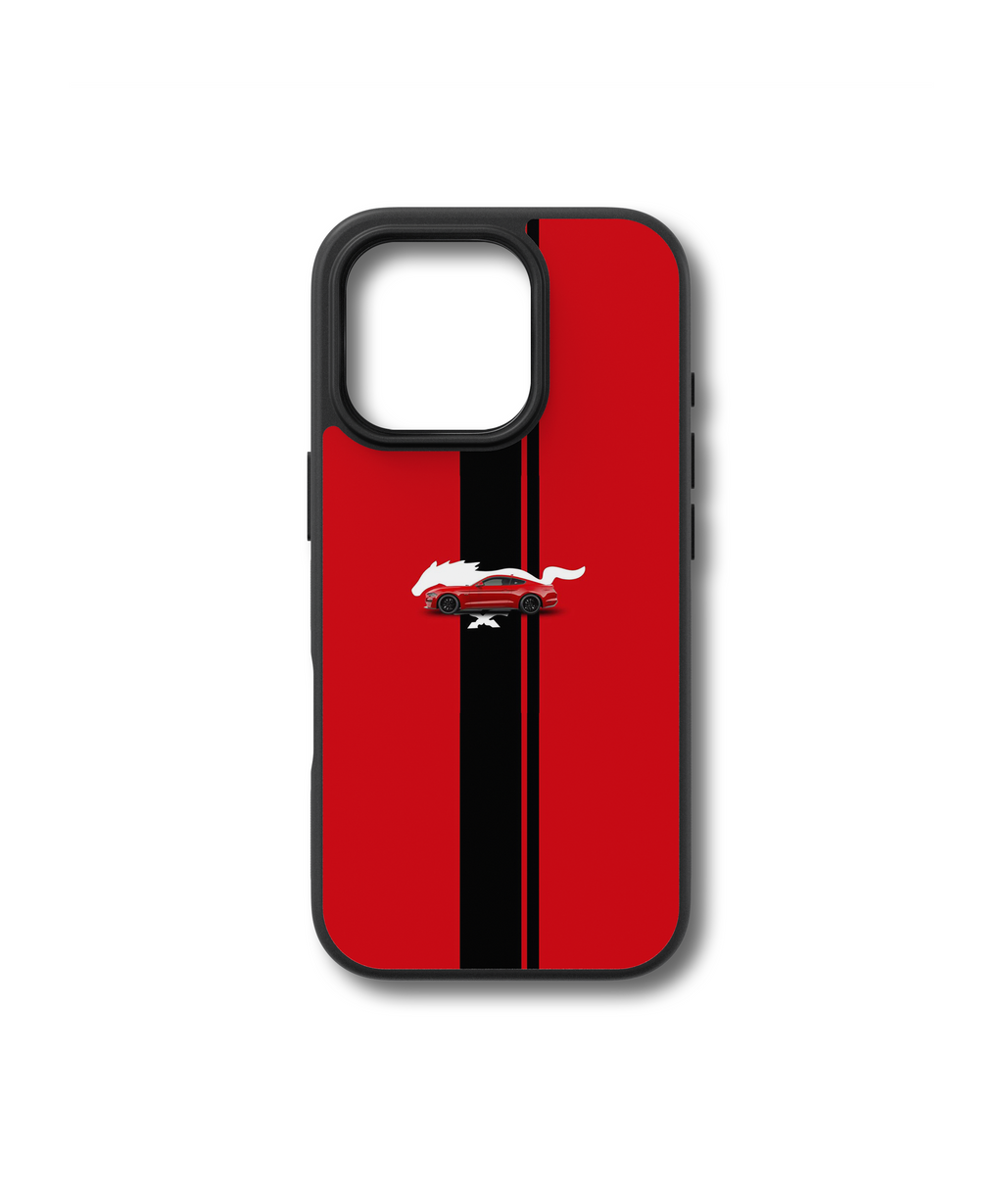 Mustang Red Hybrid Case