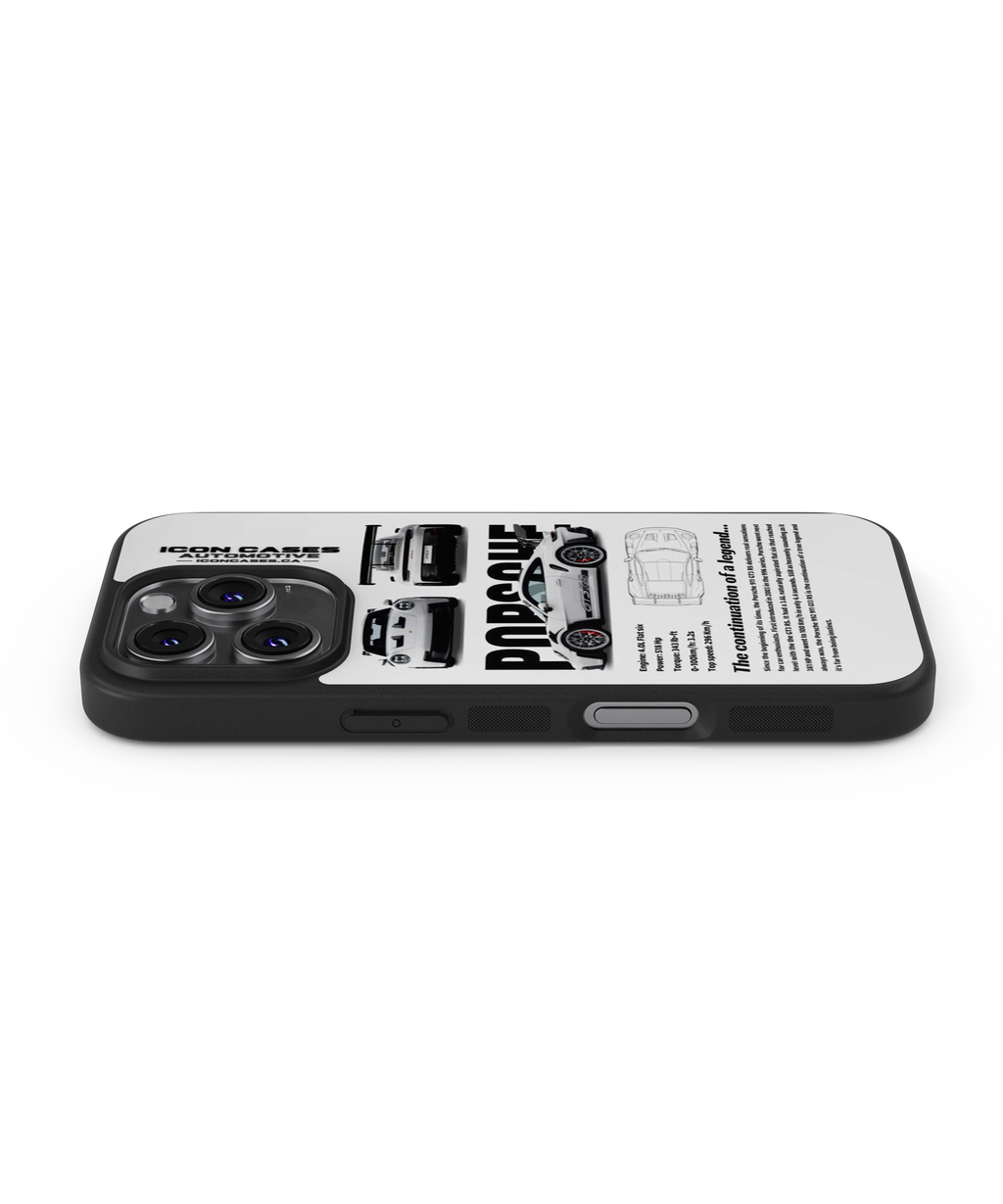 Porsche White New Hybrid Case